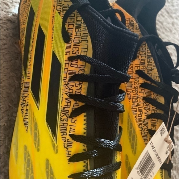 NEW Adidas x SpeedFlow Messi.3 FG Men’s Soccer Cleats Football GW7419 Yellow 12 - Picture 3 of 8